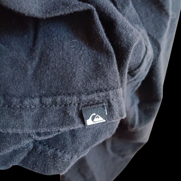 XL Vintage Y2K Quiksilver T-shirt Mens Black Graphic Tee Shirt Mexico - Picture 6 of 6